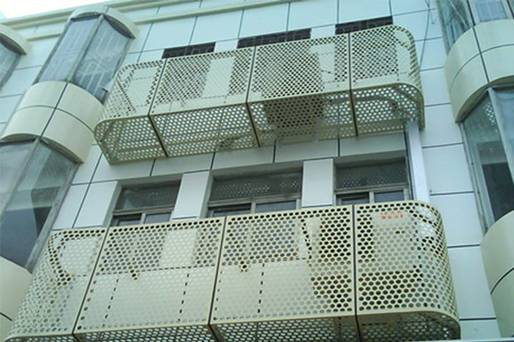 铝合金冲孔空调保护罩